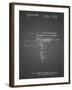 PP704-Black Grid AR 15 Patent Poster-Cole Borders-Framed Giclee Print