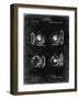 PP707-Black Grunge Asbury Frictionless Camera Shutter Patent Poster-Cole Borders-Framed Giclee Print