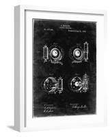 PP707-Black Grunge Asbury Frictionless Camera Shutter Patent Poster-Cole Borders-Framed Giclee Print