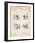 PP707-Vintage Parchment Asbury Frictionless Camera Shutter Patent Poster-Cole Borders-Framed Giclee Print