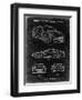 PP708-Black Grunge Aston Martin D89 Carbon Edition Patent Poster-Cole Borders-Framed Giclee Print