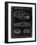 PP708-Black Grunge Aston Martin D89 Carbon Edition Patent Poster-Cole Borders-Framed Giclee Print