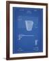 PP717-Blueprint Basketball Goal Patent Poster-Cole Borders-Framed Giclee Print