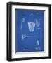 PP717-Blueprint Basketball Goal Patent Poster-Cole Borders-Framed Giclee Print