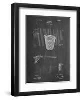 PP717-Chalkboard Basketball Goal Patent Poster-Cole Borders-Framed Giclee Print