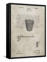 PP717-Sandstone Basketball Goal Patent Poster-Cole Borders-Framed Stretched Canvas