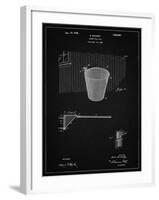 PP717-Vintage Black Basketball Goal Patent Poster-Cole Borders-Framed Giclee Print