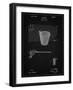 PP717-Vintage Black Basketball Goal Patent Poster-Cole Borders-Framed Giclee Print