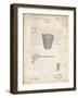 PP717-Vintage Parchment Basketball Goal Patent Poster-Cole Borders-Framed Giclee Print