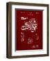 PP72-Burgundy Bell and Howell Color Filter Camera Patent Poster-Cole Borders-Framed Giclee Print