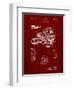 PP72-Burgundy Bell and Howell Color Filter Camera Patent Poster-Cole Borders-Framed Giclee Print