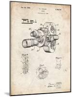 PP72-Vintage Parchment Bell and Howell Color Filter Camera Patent Poster-Cole Borders-Mounted Giclee Print