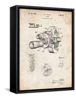 PP72-Vintage Parchment Bell and Howell Color Filter Camera Patent Poster-Cole Borders-Framed Stretched Canvas