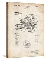 PP72-Vintage Parchment Bell and Howell Color Filter Camera Patent Poster-Cole Borders-Stretched Canvas