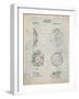 PP720-Antique Grid Parchment Bausch and Lomb Camera Shutter Patent Poster-Cole Borders-Framed Giclee Print