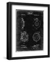 PP720-Black Grunge Bausch and Lomb Camera Shutter Patent Poster-Cole Borders-Framed Giclee Print