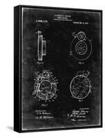 PP720-Black Grunge Bausch and Lomb Camera Shutter Patent Poster-Cole Borders-Framed Stretched Canvas