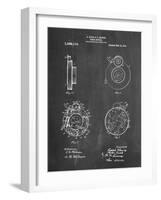 PP720-Chalkboard Bausch and Lomb Camera Shutter Patent Poster-Cole Borders-Framed Giclee Print