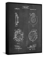PP720-Chalkboard Bausch and Lomb Camera Shutter Patent Poster-Cole Borders-Framed Stretched Canvas