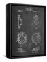 PP720-Chalkboard Bausch and Lomb Camera Shutter Patent Poster-Cole Borders-Framed Stretched Canvas