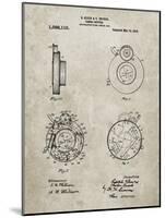 PP720-Sandstone Bausch and Lomb Camera Shutter Patent Poster-Cole Borders-Mounted Giclee Print