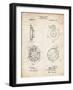 PP720-Vintage Parchment Bausch and Lomb Camera Shutter Patent Poster-Cole Borders-Framed Giclee Print