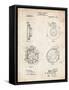 PP720-Vintage Parchment Bausch and Lomb Camera Shutter Patent Poster-Cole Borders-Framed Stretched Canvas