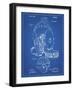 PP73-Blueprint Football Leather Helmet 1927 Patent Poster-Cole Borders-Framed Giclee Print