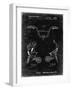 PP734-Black Grunge Bicycle Handlebar Art-Cole Borders-Framed Giclee Print