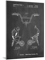 PP734-Chalkboard Bicycle Handlebar Art-Cole Borders-Mounted Giclee Print