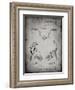 PP734-Faded Grey Bicycle Handlebar Art-Cole Borders-Framed Giclee Print