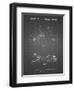 PP735-Black Grid Bicycle Shock Art-Cole Borders-Framed Giclee Print