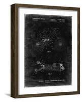 PP735-Black Grunge Bicycle Shock Art-Cole Borders-Framed Giclee Print