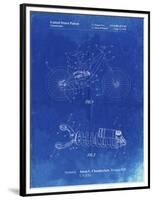 PP735-Faded Blueprint Bicycle Shock Art-Cole Borders-Framed Premium Giclee Print