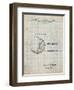 PP736-Antique Grid Parchment Billiard Ball Patent Poster-Cole Borders-Framed Giclee Print