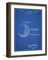 PP736-Blueprint Billiard Ball Patent Poster-Cole Borders-Framed Giclee Print