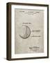 PP736-Sandstone Billiard Ball Patent Poster-Cole Borders-Framed Giclee Print