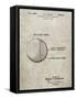 PP736-Sandstone Billiard Ball Patent Poster-Cole Borders-Framed Stretched Canvas