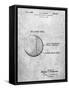 PP736-Slate Billiard Ball Patent Poster-Cole Borders-Framed Stretched Canvas