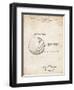 PP736-Vintage Parchment Billiard Ball Patent Poster-Cole Borders-Framed Giclee Print