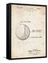 PP736-Vintage Parchment Billiard Ball Patent Poster-Cole Borders-Framed Stretched Canvas