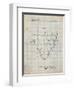 PP737-Antique Grid Parchment Billiard Ball Rack Patent Poster-Cole Borders-Framed Giclee Print