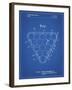 PP737-Blueprint Billiard Ball Rack Patent Poster-Cole Borders-Framed Giclee Print