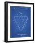 PP737-Blueprint Billiard Ball Rack Patent Poster-Cole Borders-Framed Giclee Print