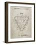 PP737-Sandstone Billiard Ball Rack Patent Poster-Cole Borders-Framed Giclee Print