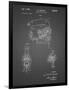 PP739-Black Grid Black & Decker Jigsaw Patent Poster-Cole Borders-Framed Giclee Print