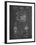 PP739-Chalkboard Black & Decker Jigsaw Patent Poster-Cole Borders-Framed Giclee Print