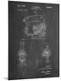 PP739-Chalkboard Black & Decker Jigsaw Patent Poster-Cole Borders-Mounted Giclee Print