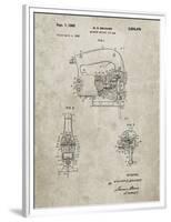 PP739-Sandstone Black & Decker Jigsaw Patent Poster-Cole Borders-Framed Premium Giclee Print