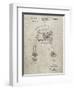 PP739-Sandstone Black & Decker Jigsaw Patent Poster-Cole Borders-Framed Giclee Print